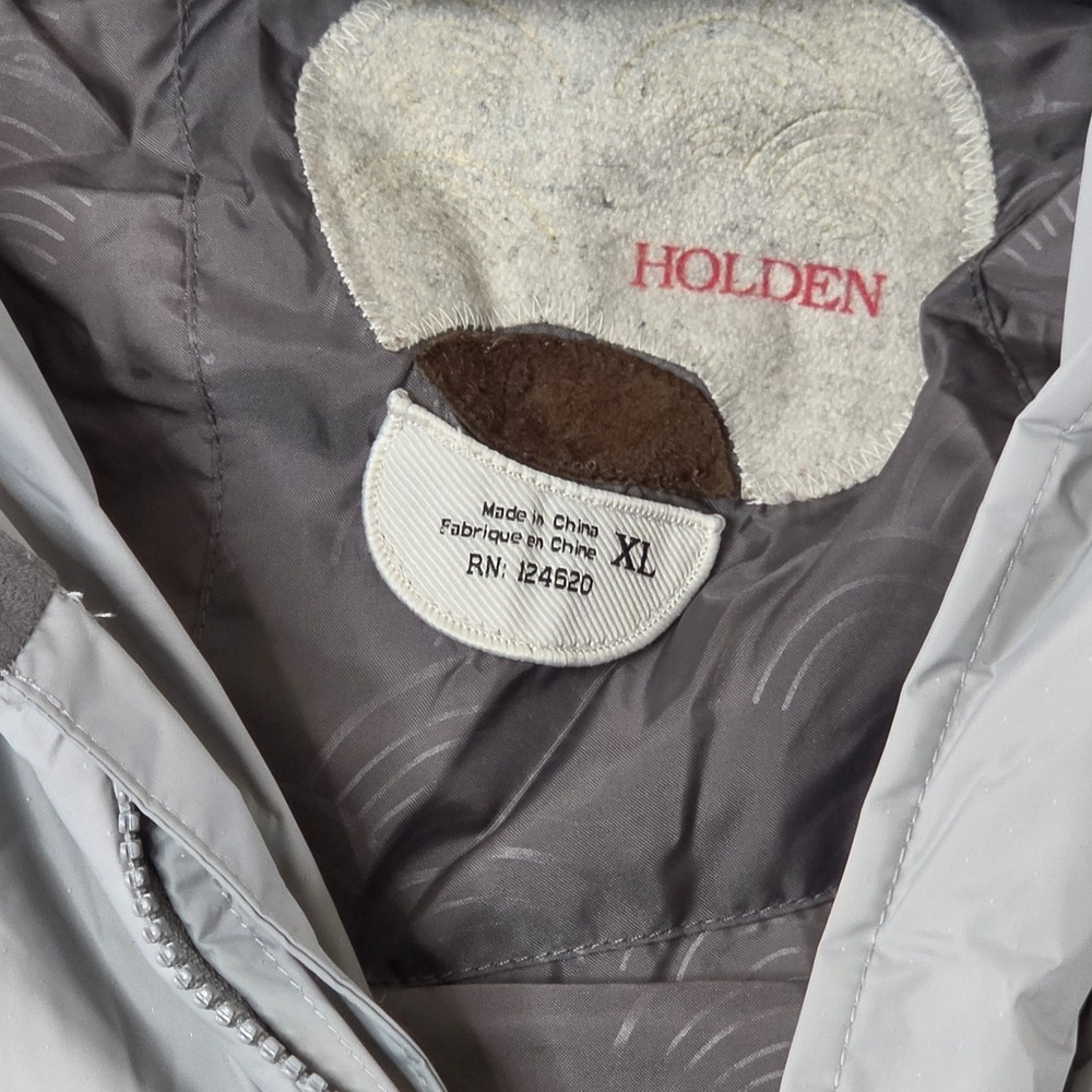 Holden Men's Snowboard Ski Jacket Soft Shell Hooded Size Extra Large Grey warm - Picture 3 of 8